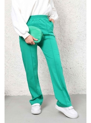 Green - Tracksuit Bottom - İmaj Butik