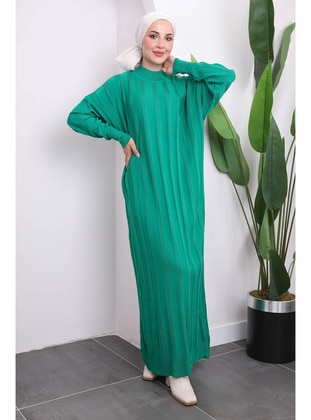 Green - Knit Dresses - İmaj Butik