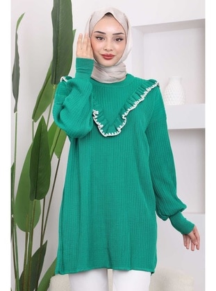 Green - Knit Tunics - İmaj Butik