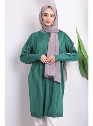 Green - Knit Tunics - İmaj Butik