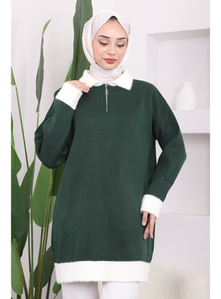 Green - Knit Tunics - İmaj Butik