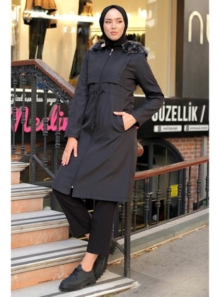 Black - Puffer Jackets - Hafsa Mina