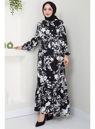 Black - Modest Dress - Hafsa Mina