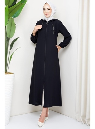 Black - Abaya - Hafsa Mina