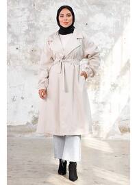 Stone Color - Trench Coat