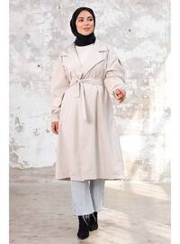 Stone Color - Trench Coat