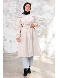 Stone Color - Trench Coat