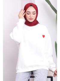 Ecru - Sweat-shirt