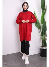 Red - Knit Tunics