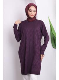 Purple - Knit Tunics