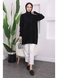 Black - Knit Tunics