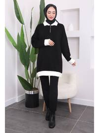 Black - Knit Tunics