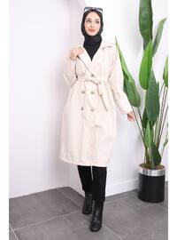 Stone Color - Trench Coat