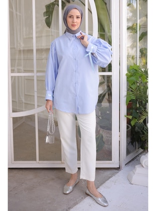 Baby Blue - Blouses - İmaj Butik