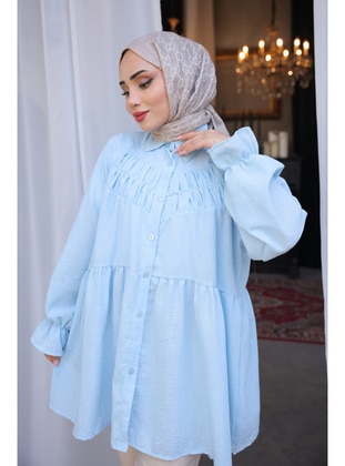 Baby Blue - Blouses - İmaj Butik