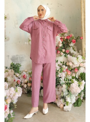 Dusty Rose - Unlined - Suit - İmaj Butik