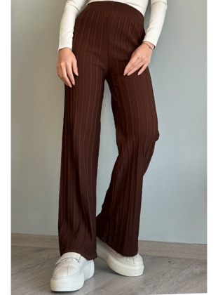 Bitter Chocolate - Knit Pants - InStyle