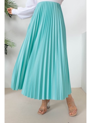 Mint Green - Unlined - Skirt - İmaj Butik