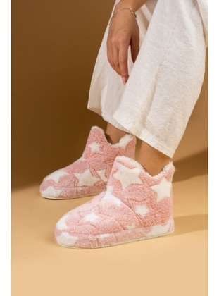 Powder Pink - Home Shoes - Pembe Potin