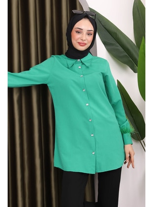 Green - Tunic - İmaj Butik