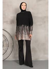 Black - Knit Tunics