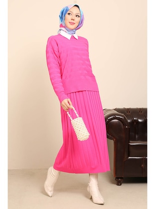 Fuchsia - Unlined - Suit - İmaj Butik