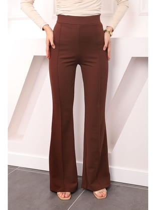 Brown - Pants - İmaj Butik