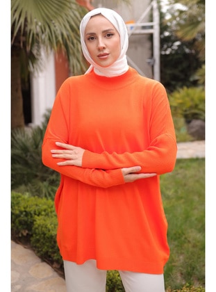 Orange - Knit Tunics - İmaj Butik