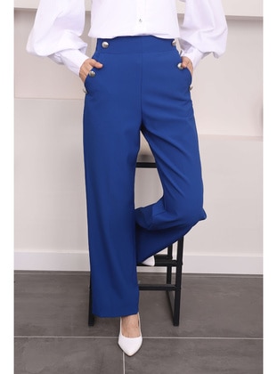 Saxe Blue - Pants - İmaj Butik