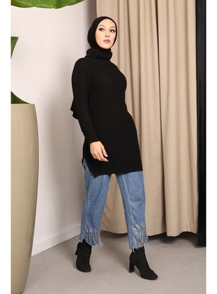 Black - Knit Tunics - İmaj Butik