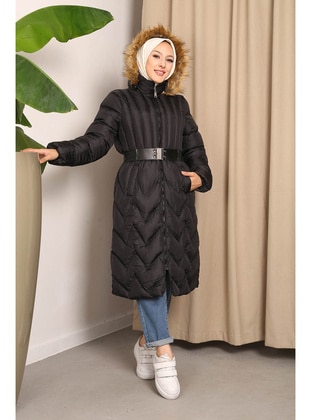 Black - Unlined - Puffer Jackets - İmaj Butik