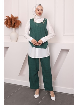 Emerald - Unlined - Suit - İmaj Butik