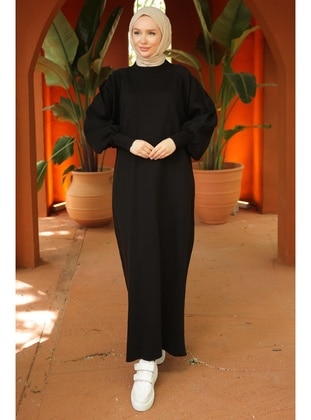 Black - Modest Dress - Hafsa Mina