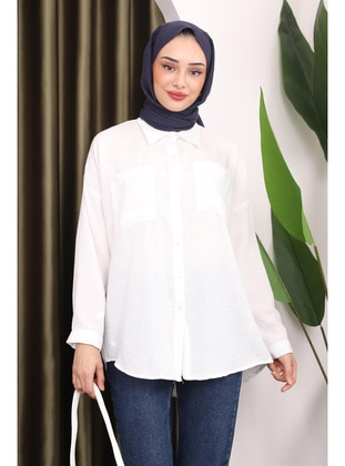 White - Blouses - İmaj Butik