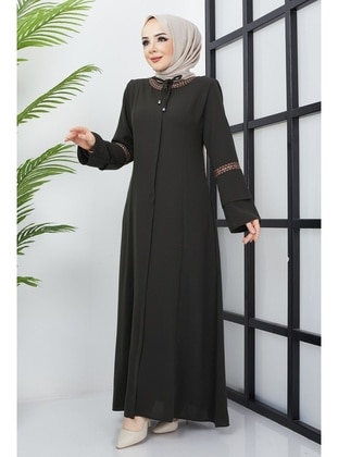 Khaki - Abaya - Hafsa Mina