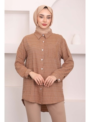 Camel - Blouses - İmaj Butik