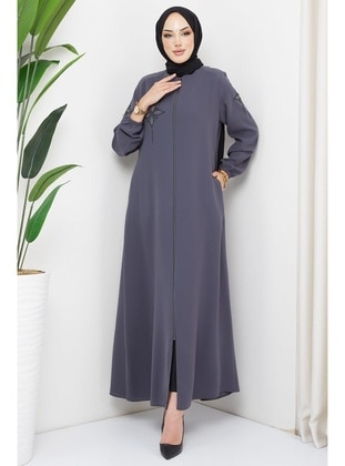 Anthracite - Abaya - Hafsa Mina