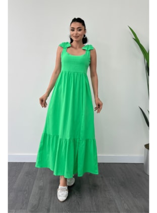 Pistachio Green - Evening Dresses - Giyim Masalı