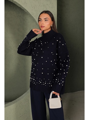 Navy Blue - Jumper - Melike Tatar