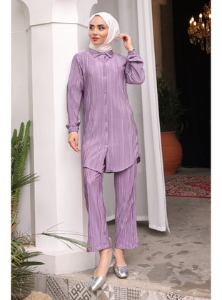 Lilac - Unlined - Suit - İmaj Butik