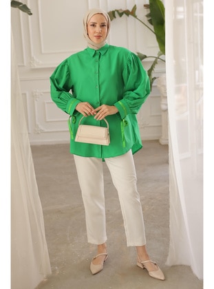 Green - Blouses - İmaj Butik