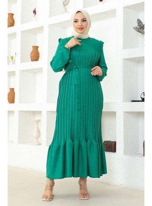 Emerald - Unlined - Modest Dress - İmaj Butik