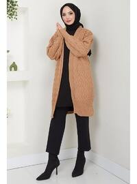 Camel - Knit Cardigan