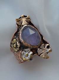 Amethyst Stone Ring Multi Color