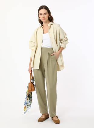 Green - Pants - Refka