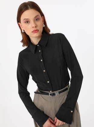Schwarz - Bluse/Hemd - Refka