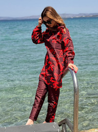 Burkini Rot