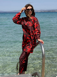 Burkini Rot