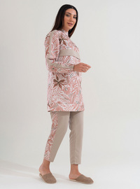 Gemustertes, bescheidenes Badebekleidungs-Set