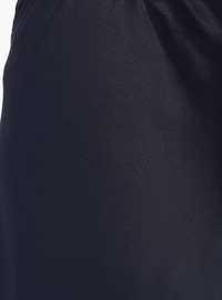 Jupe Coupe A Satin Bleu Marine Refka
